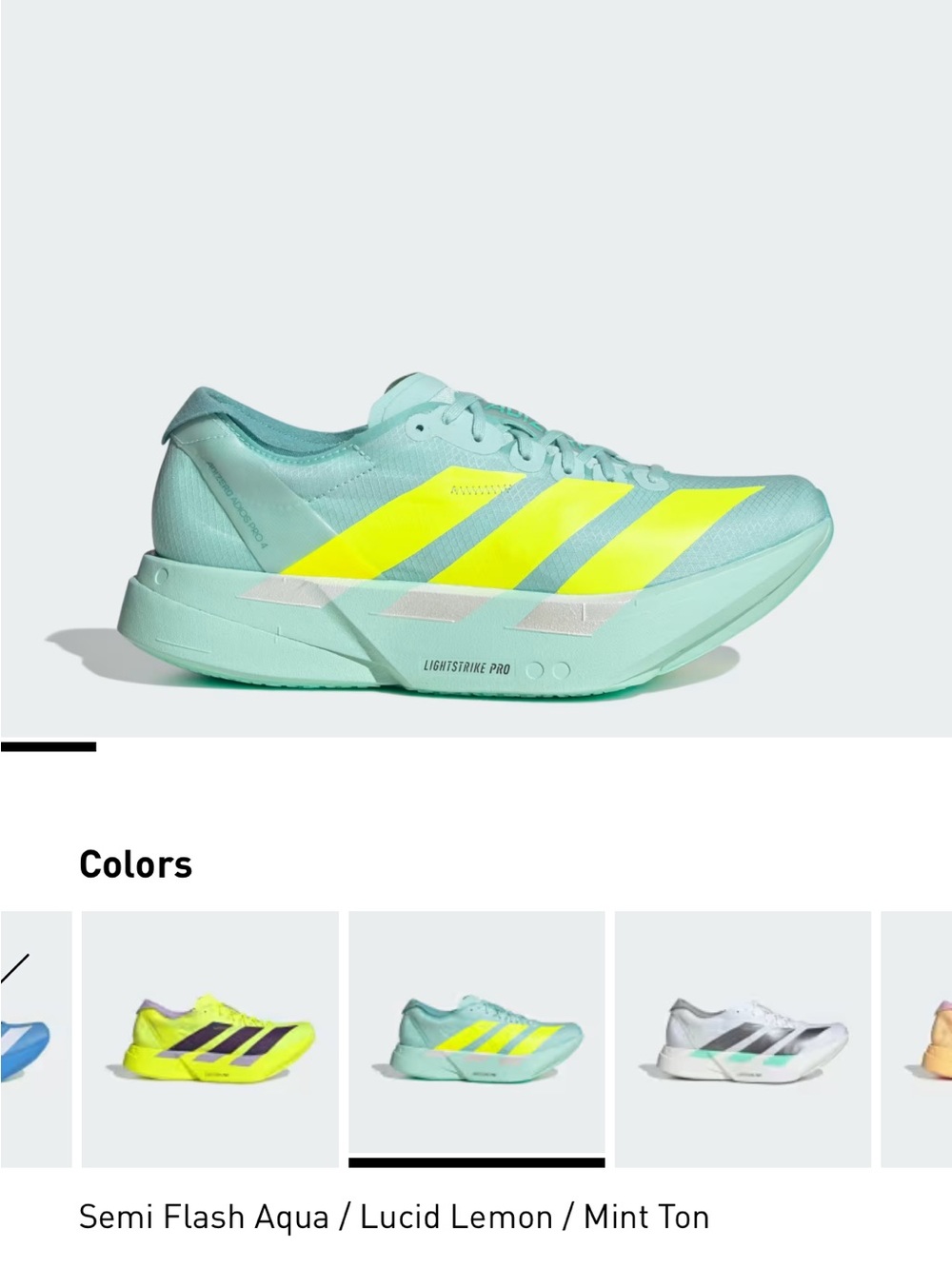 Adidas Adizero Adios Pro 4